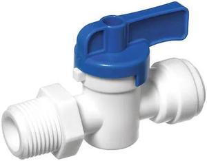 USA INDUSTRIALS ZUSA-VLV-79 Manual 2-Way Ball Valve,PushxNPT,Acetal