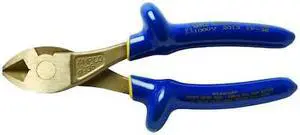 AMPCO SAFETY TOOLS IP-36 7 1/4 in Diagonal Cutting Plier Flush Cut Oval Nose