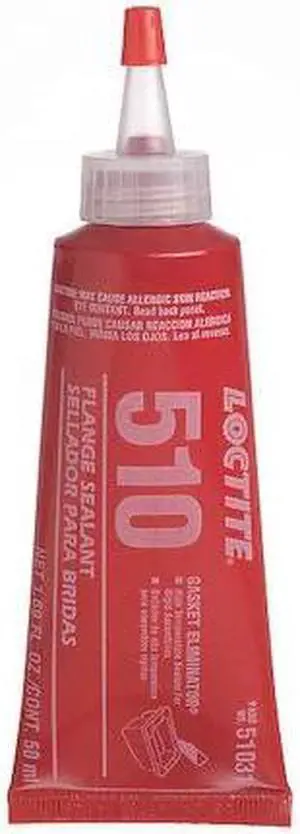 LOCTITE 135474 Anaerobic Anaerobic Gasket Maker, 50 mL, Pink, Temp Range -65 to