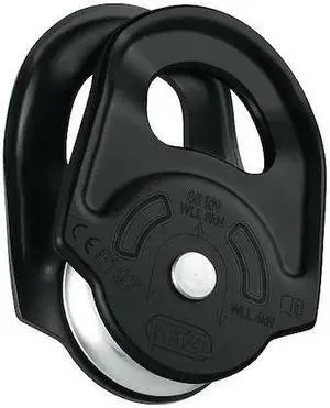 PETZL P50AN Single Pulley,Aluminum,Capacity 8093 lb.