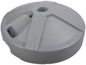 US WEIGHT FUB1GRYE Fillable Umbrella Base, Grey