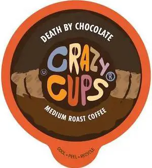 CRAZY CUPS WM-CC-DBC-22 Crazy Cups Flavored Coffee Death by Chocolate, 22 ct