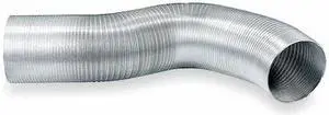 WESTAFLEX W5025 Noninsulated Flexible Duct,500F,30 ft. L