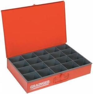 DURHAM MFG 111-17-S1158 Steel, Compartment Drawer, 12 1/2 in D x 3 1/8 in H x