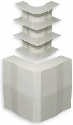 HUBBELL WIRING DEVICE-KELLEMS PS3EEBC External Elbow Base, and Cover,White