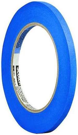 3M 2090 Painter's Tape, 1/4 in W x 60 yd L, 5.4 mil Thick