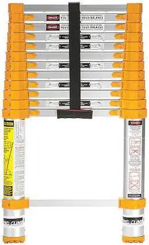 XTEND + CLIMB 770P+ Aluminum Telescoping Extension Ladder, 250 lb Load Capacity