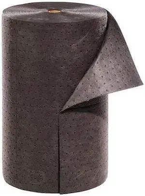 PIG MAT202-01 Absorbent Roll, Absorbs 32.4 gal. Universal, ,Gray PIG MAT202-01 Absorbent Roll, Absorbs 32.4 gal. Universal, ,Gray