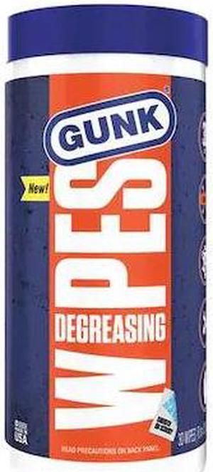 GUNK EDW30 Cleaning Wipes,Citrus,30 ct. Size