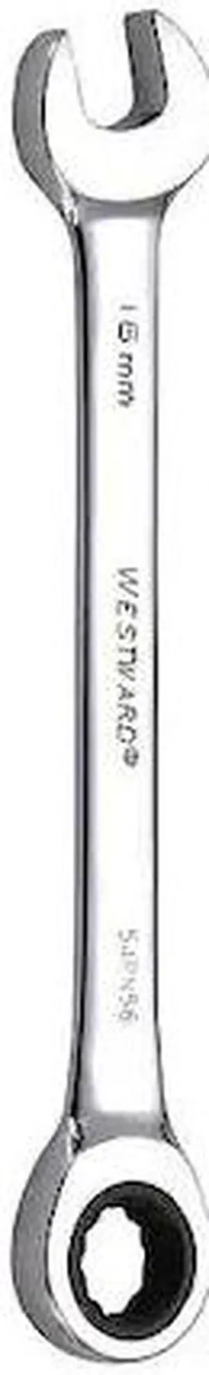 WESTWARD 54PN56 Wrench, Combination, Metric, 8-7/32" L.