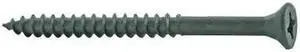 ZORO SELECT P54015-P2 Wood Screw, #8, 1 5/8 in, Durafast Steel Flat Head