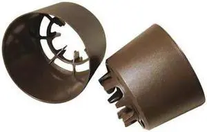 W F HARRIS LIGHTING 400-BZ Hood,Snap-On,Bronze