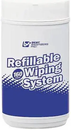 BEST SANITIZERS SS10017P Refillable Wiping System,PK6