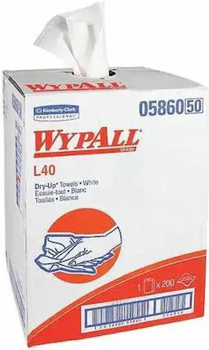KIMBERLY-CLARK PROFESSIONAL 05860 WypAll Power Clean L40 Extra Absorbent Towels