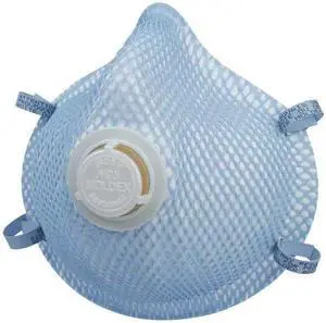 MOLDEX 2300N95 N95 Disposable Respirator, Exhalation Valve, 2300 Series,