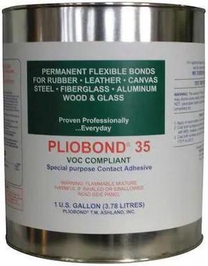 PLIOBOND PC-435-LV Contact Cement, 35 Series, Tan, 1 gal, Can