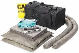 SPILLTECH SPKU-BLK-BG Spill Kit,Duffel Bag,Universal