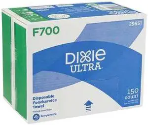 GEORGIA-PACIFIC 29651 Dry Wipe, White, Flax, 12-3/4" x 21"