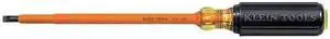 KLEIN TOOLS 605-7-INS Insulated Slotted Screwdriver 1/4 in Round