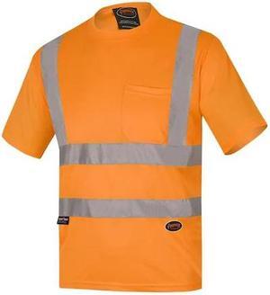 PIONEER V1054050U-S Eye Shirt,Orange,Small,2" Bird
