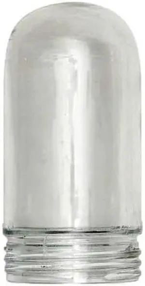 SHAT-R-SHIELD G1002 Glass Globe,Coated,6-3/4 x 3-1/4 In