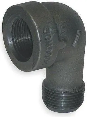 ZORO SELECT 1LBW4 90 Degree Street Elbow 90 Degree Street Elbow, 3/8" Pipe,