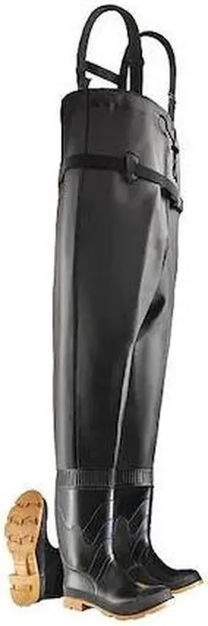 DUNLOP 8606700 Men's Chest Wader, Steel Toe, Defined Heel, Waterproof, Heavy
