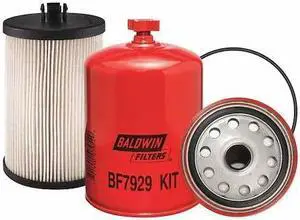 BALDWIN FILTERS BF7929 KIT Fuel Filter, 6 25/32 in Length, 4 5/16 in Outside Dia