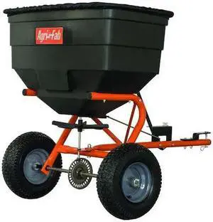 AGRI-FAB 45-0547 185 lbs Cap Broadcast Tow Behind Spreader For Fertilizer,