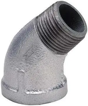 ANVIL 0311027007 3/8" FNPT x MNPT Galvanized 45 Degree Street Elbow
