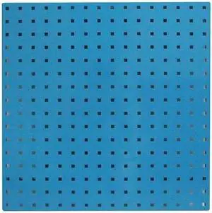 ZORO SELECT 5TPA8 Square Hole Pegboard,24x24,Blue,PK2
