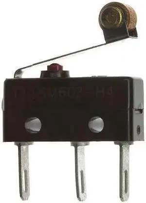 HONEYWELL 111SM602-H4 Miniature Snap Action Switch, Lever, Roller Actuator,