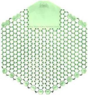 TOUGH GUY 36WE53 Urinal Screen, Cucumber Melon,PK10