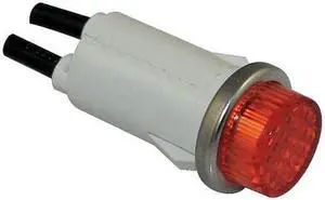 DAYTON 22NY53 Raised Indicator Light,Amber,120V