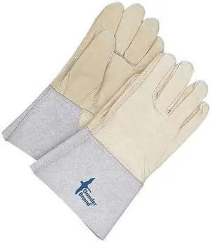 BDG 60-1-1274-11 Cowhide Welder with 5 in Cuff, Gauntlet Cuff, Straight Thumb,