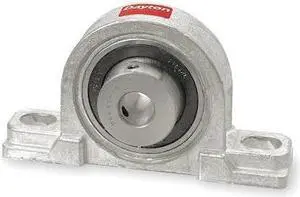 DAYTON 4X724 Pillow Block Bearing,Ball,5/8" Bore