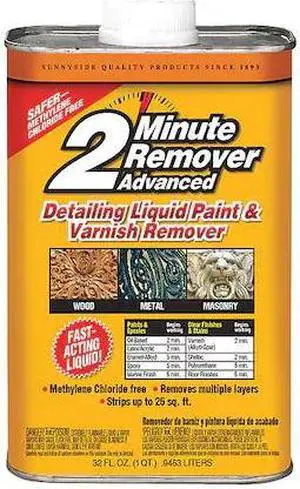 SUNNYSIDE 63532 Paint and Varnish Remover,1/4 gal.