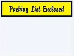 TAPE LOGIC PL443 Tape Logic "Packing List Enclosed" Envelopes, 4 1/2" x 6",