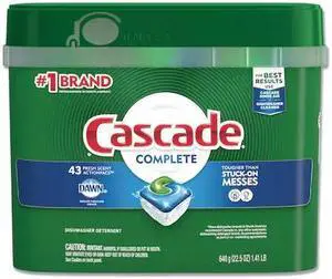 CASCADE 98208 ActionPacs, Fresh Scent, 22.5 oz Tub, PK258