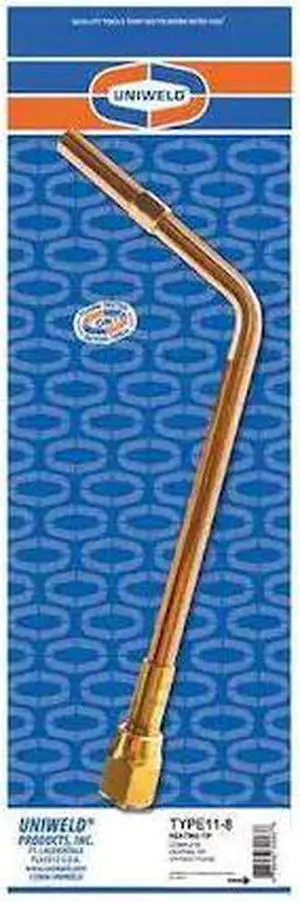 UNIWELD TYPE11-8 Heating Tip, Oxy-Acetylene, Rosebud, MFA, 8