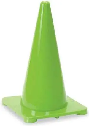 ZORO SELECT 1YBW8 Traffic Cone,18 In.Green