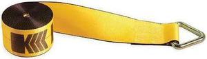 KINEDYNE 423010GRA Winch Strap,30 ft. x 4 In.,5400 lb.