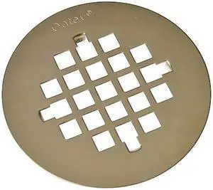 OATEY 42137 ShowerStrainer, PolishedBronze, SS, 4-1/4in