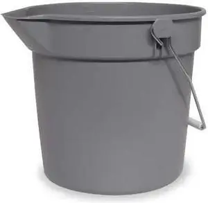 TOUGH GUY 1ELK1 Pail,3-1/2 gal.,Gray