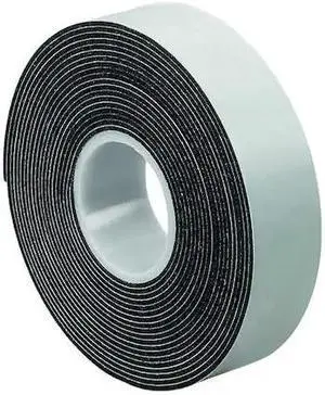 3M 3/4-5-4516 Foam Tape, 62 mil Thick, vinyl, Black