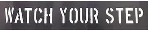 ZORO SELECT 20Y545 Watch Your Step stencil