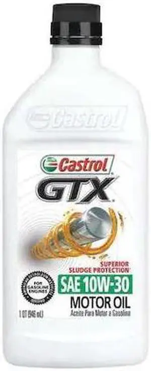 CASTROL 06145 Motor Oil, 10W-30 SAE, Petroleum, 1 Qt.