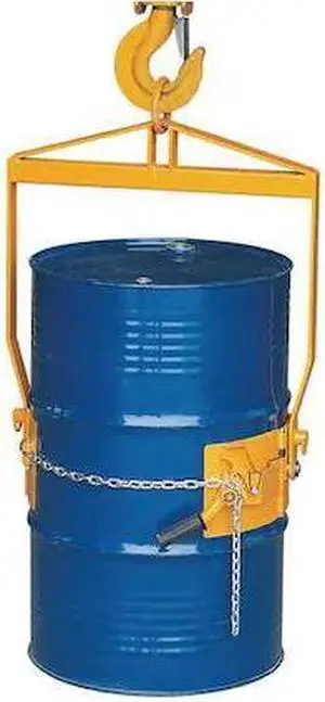 DAYTON 21VG37 Drum Dumper,1 Drum,55 gal.,800 lb.