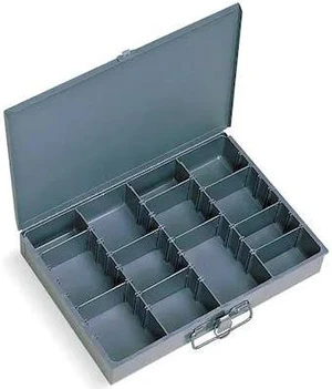 DURHAM MFG 215-95-D571 Steel, Compartment Drawer, 9 7/8 in D x 2 1/8 in H x 13 DURHAM MFG 215-95-D571 Steel, Compartment Drawer, 9 7/8 in D x 2 1/8 in H x 13