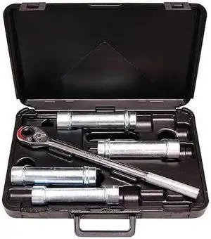 WHEELER-REX 965 1/2 in Drive Socket Wrench Set, SAE, 3 pcs